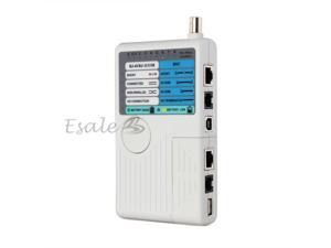 USB Handheld Wire RJ45 BNC RJ11 1394 Ethernet Network LAN Cable Tester USB Handheld Wire RJ45 BNC RJ11 1394 Ethernet Network LAN Cable Tester