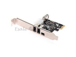 PCI-E PCI-Express to 1394 Expansion Card Black for Windows New PCI-E PCI-Express to 1394 Expansion Card Black for Windows New