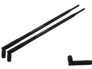 Super Power Supply® 2 x 9dBi 2.4GHz 5GHz Dual Band WiFi RP-SMA Antenna for Routers DAP-1360 Omni Directional Network Extension Mini PCIe PCI Cards WAN Repeater Super Power Supply® 2 x 9dBi 2.4GHz 5GHz Dual Band WiFi RP-SMA Antenna for Routers DAP-1360 Omni Directional Network Extension Mini PCIe PCI Cards WAN Repeater