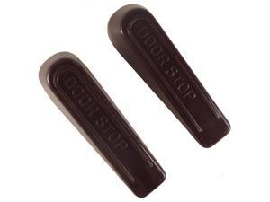 Faultless, 31935, 2 Pack, Brown, Plastic, 4", Wedge Door Stop Faultless, 31935, 2 Pack, Brown, Plastic, 4", Wedge Door Stop
