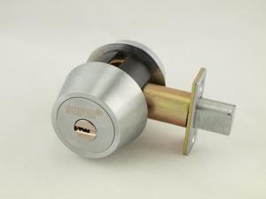 Maxtech, (Mul-t-lock Hercular HD1-26D Like) Satin Chrome, Single Cylinder Deadbolt With Thumb Turn, HIGH SECURITY, 006 KEYWAY Maxtech, (Mul-t-lock Hercular HD1-26D Like) Satin Chrome, Single Cylinder Deadbolt With Thumb Turn, HIGH SECURITY, 006 KEYWAY