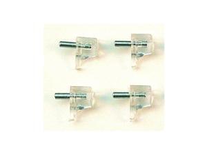 Slide Co, 242159, 8 Pack, 3MM Diameter, Clear Plastic Shelf Support Peg Slide Co, 242159, 8 Pack, 3MM Diameter, Clear Plastic Shelf Support Peg
