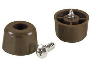 4Pk 3/4"Brown Screw Bumper Shepherd Protective Pads 19137 039003191378 4Pk 3/4"Brown Screw Bumper Shepherd Protective Pads 19137 039003191378