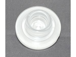 Ultra Hardware, 71042, Clear, Concave Face Wall Mount Door Knob Bumper Stop Ultra Hardware, 71042, Clear, Concave Face Wall Mount Door Knob Bumper Stop