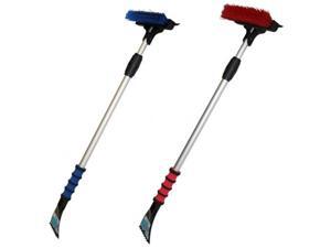 Mallory, 581-E, Sport 8 Utility Broom, Deluxe Telescopic Snow Brush / Scraper / Squeegee Combo Extends From 30" To 48", 8" Head, 9-1/2" Wide Brush Surface, Insulated Cushion Grip - Color Varies Mallory, 581-E, Sport 8 Utility Broom, Deluxe Telescopic Snow Brush / Scraper / Squeegee Combo Extends From 30" To 48", 8" Head, 9-1/2" Wide Brush Surface, Insulated Cushion Grip - Color Varies
