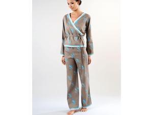Le Monde d'Alba Coba Cappuccino Wrap Pyjamas Large (14) Le Monde d'Alba Coba Cappuccino Wrap Pyjamas Large (14)