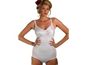 Silhouette Cosetry White Pantie Corselette MX151 34C Silhouette Cosetry White Pantie Corselette MX151 34C