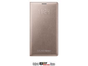 Samsung Original LED Wallet Flip Cover Case (EF-NN910B) for Samsung Galaxy Note 4 - Bronze Gold Samsung Original LED Wallet Flip Cover Case (EF-NN910B) for Samsung Galaxy Note 4 - Bronze Gold