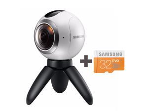 Samsung Gear 360 Degree Cam Spherical Camera SM-C200 + Samsung MicroSD 32GB Samsung Gear 360 Degree Cam Spherical Camera SM-C200 + Samsung MicroSD 32GB