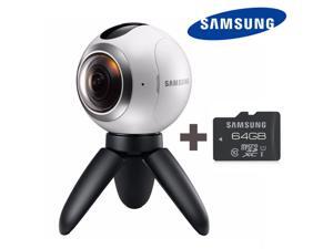 Samsung Gear 360 Degree Cam Spherical Camera SM-C200 + Samsung MicroSD 64GB Samsung Gear 360 Degree Cam Spherical Camera SM-C200 + Samsung MicroSD 64GB