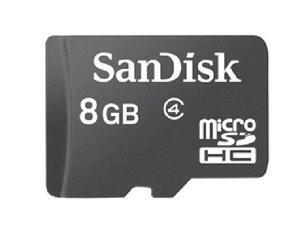 SanDisk 8GB Class4 MicroSD Transflash memory card SanDisk 8GB Class4 MicroSD Transflash memory card