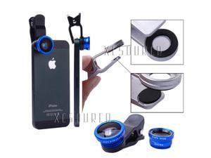 Xcsource® 3in1 Mini Fisheye Wide Angle Macro Lens For Samsung Note 2 3 Galaxy S4 S5 DC526 Xcsource® 3in1 Mini Fisheye Wide Angle Macro Lens For Samsung Note 2 3 Galaxy S4 S5 DC526
