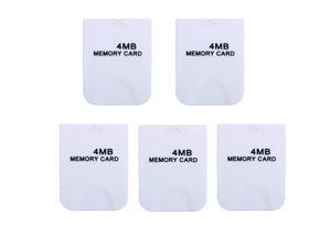 Lot5 4MB Memory Card Stick for Nintendo Wii GameCube NGC Game White Lot5 4MB Memory Card Stick for Nintendo Wii GameCube NGC Game White