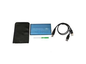 New Mini External 2.5 IDE Hard Drive Case Enclosure USB 2.0 Blue New Mini External 2.5 IDE Hard Drive Case Enclosure USB 2.0 Blue