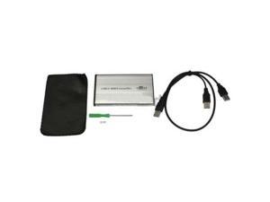 New Mini External 2.5 IDE Hard Drive Case Enclosure USB 2.0 Silver New Mini External 2.5 IDE Hard Drive Case Enclosure USB 2.0 Silver