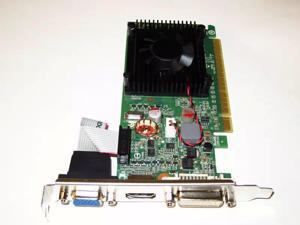 1GB Single Slot PCI Express PCI-E x16 DVI+HDMI+VGA Video Graphics Card with Fan 1GB Single Slot PCI Express PCI-E x16 DVI+HDMI+VGA Video Graphics Card with Fan