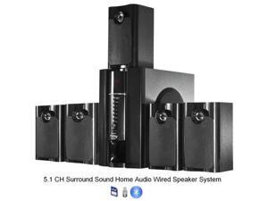 Frisby 800 Watt 5.1 Home Audio PC Computer Speaker System w/ USB SD Bluetooth Frisby 800 Watt 5.1 Home Audio PC Computer Speaker System w/ USB SD Bluetooth