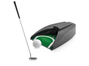 Indoor Golf Set (Golf Ball + Zink Alloy Putter + Automatic Ball Return Putting Machine) Indoor Golf Set (Golf Ball + Zink Alloy Putter + Automatic Ball Return Putting Machine)