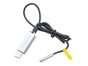 USB Thermometer Temperature for Computer (Data Recording, 2x Temperature Sensors) USB Thermometer Temperature for Computer (Data Recording, 2x Temperature Sensors)