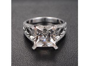 Morganite Engagement Ring with Diamonds,Antique Art Deco,Princess,14K White Gold Morganite Engagement Ring with Diamonds,Antique Art Deco,Princess,14K White Gold