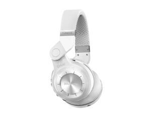 Bluedio Turbine 2 Bluetooth 4.1 Wireless Stereo On the Ear Headphones - White Bluedio Turbine 2 Bluetooth 4.1 Wireless Stereo On the Ear Headphones - White