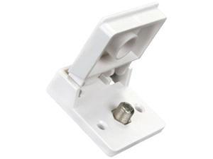 Jr Products Exterior Weatherproof TV Jack Polar White 47755 Jr Products Exterior Weatherproof TV Jack Polar White 47755
