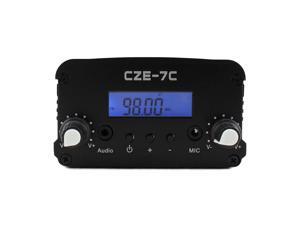 CZERF CZE-7C 7W FM stereo PLL broadcast transmitter 76-108MHZ +rubber antenna kit CZERF CZE-7C 7W FM stereo PLL broadcast transmitter 76-108MHZ +rubber antenna kit