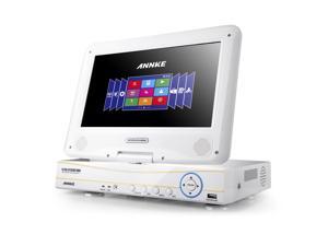 Annke® 4CH Hybrid Video Recorder DVR HVR Built-in 10.1" LCD Monitor Support 4CH 960H Analog + 2CH 720P Network Video Encoding and Decoding, P2P Network Technology Scan QR Code with NO Hard Drive Annke® 4CH Hybrid Video Recorder DVR HVR Built-in 10.1" LCD Monitor Support 4CH 960H Analog + 2CH 720P Network Video Encoding and Decoding, P2P Network Technology Scan QR Code with NO Hard Drive