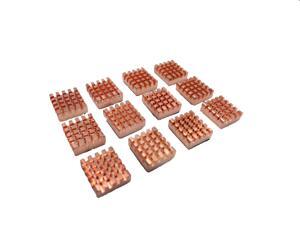 Akust Copper Chip Heatsink - 0.51"x0.47"x0.20" - 12Pack Akust Copper Chip Heatsink - 0.51"x0.47"x0.20" - 12Pack