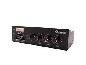 Akust 5.25" Bay Four Fan Controller with USB2.0 / e-SATA Port FanSpeeder Akust 5.25" Bay Four Fan Controller with USB2.0 / e-SATA Port FanSpeeder