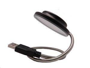 Akust Aluminum Alloy Portable USB UFO LED Light Reading Lamp for Computer Laptop PC Desk Black Akust Aluminum Alloy Portable USB UFO LED Light Reading Lamp for Computer Laptop PC Desk Black