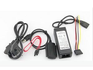 USB 2.0 to IDE SATA 2.5 3.5 Hard Drive Converter Cable Kit with Power Supply USB 2.0 to IDE SATA 2.5 3.5 Hard Drive Converter Cable Kit with Power Supply