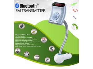 Flexible Hose Bluetooth Car Kit Handsfree Speakerphone USB/TF/Charging Function Flexible Hose Bluetooth Car Kit Handsfree Speakerphone USB/TF/Charging Function