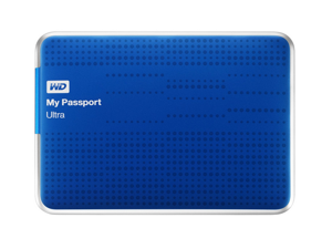 WD My Passport Ultra 1TB Portable External Hard Drive USB 3.0 with Auto and Cloud Backup - Blue (WDBZFP0010BBL-NESN) WD My Passport Ultra 1TB Portable External Hard Drive USB 3.0 with Auto and Cloud Backup - Blue (WDBZFP0010BBL-NESN)