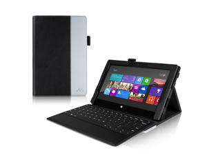 Manvex Leather Case for the Microsoft Surface PRO Tablet **NOW COMPATIBLE with the SURFACE PRO 2 / ALSO WORKS with both Microsoft Keyboards!** | Built-in Stand with Multiple Viewing Angles with Stylus Manvex Leather Case for the Microsoft Surface PRO Tablet **NOW COMPATIBLE with the SURFACE PRO 2 / ALSO WORKS with both Microsoft Keyboards!** | Built-in Stand with Multiple Viewing Angles with Stylus