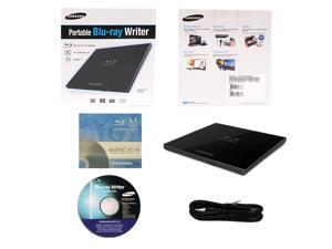 Samsung SE-506CB/RSBD 6X M-Disc Blu-ray CD DVD Slim Portable External Burner Writer Drive + FREE 3pk Mdisc BD + Installation Disc + USB Cable Samsung SE-506CB/RSBD 6X M-Disc Blu-ray CD DVD Slim Portable External Burner Writer Drive + FREE 3pk Mdisc BD + Installation Disc + USB Cable