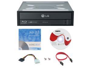 LG WH16NS40 16X M-Disc Blu-ray BDXL CD DVD Internal Burner Writer Drive + FREE 1pk Mdisc BD + Nero Software Disc + Cables & Mounting Screws LG WH16NS40 16X M-Disc Blu-ray BDXL CD DVD Internal Burner Writer Drive + FREE 1pk Mdisc BD + Nero Software Disc + Cables & Mounting Screws
