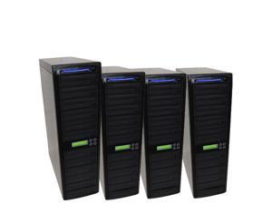 40 Target SATA Daisy Chain 24X Burner DVD CD Duplicator w/500GB HD and USB Connection 40 Target SATA Daisy Chain 24X Burner DVD CD Duplicator w/500GB HD and USB Connection