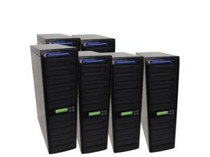 60 Target SATA Daisy Chain 24X Burner DVD CD Duplicator w/500GB HD and USB Connection 60 Target SATA Daisy Chain 24X Burner DVD CD Duplicator w/500GB HD and USB Connection