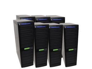 70 Target SATA Daisy Chain 24X Burner DVD CD Duplicator w/500GB HD and USB Connection 70 Target SATA Daisy Chain 24X Burner DVD CD Duplicator w/500GB HD and USB Connection