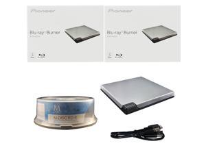 Pioneer BDR-XD05S 6X M-Disc BDXL CD DVD Slim Portable External Burner Writer Drive + FREE 15pk Mdisc BD + USB Cable Pioneer BDR-XD05S 6X M-Disc BDXL CD DVD Slim Portable External Burner Writer Drive + FREE 15pk Mdisc BD + USB Cable