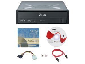 LG WH16NS40 16X M-Disc Blu-ray BDXL CD DVD Internal Burner Writer Drive + FREE 3pk Mdisc BD + Nero Software Disc + Cables & Mounting Screws LG WH16NS40 16X M-Disc Blu-ray BDXL CD DVD Internal Burner Writer Drive + FREE 3pk Mdisc BD + Nero Software Disc + Cables & Mounting Screws