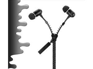 Zip zipper handsfree Earphone earbud headset remote Mic 3.5mm jack for all smart phone PC Zip zipper handsfree Earphone earbud headset remote Mic 3.5mm jack for all smart phone PC