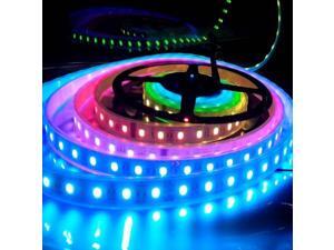 SUPERNIGHT 5M 16.4ft 5050 Dream RGB Multicolor 1812 IC Waterproof LED Strip Light 133 Color Changing SUPERNIGHT 5M 16.4ft 5050 Dream RGB Multicolor 1812 IC Waterproof LED Strip Light 133 Color Changing