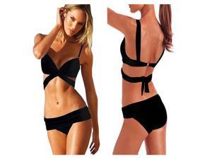 Hot sale fashion saxy women's push up padded swimwear swimsuit trikini black bikini beachwear Hot sale fashion saxy women's push up padded swimwear swimsuit trikini black bikini beachwear