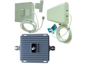 Cell Phone Signal Booster Repeater 65dB Amp. 850/1900MHz with High Gain Antennas Cell Phone Signal Booster Repeater 65dB Amp. 850/1900MHz with High Gain Antennas