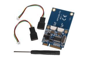 Mini Pci-E to Dual 5 pin USB2.0 Driver Adapter Wifi Wireless Expansion Card Mini Pci-E to Dual 5 pin USB2.0 Driver Adapter Wifi Wireless Expansion Card