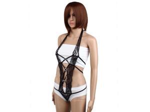 Black Charming Sexy Lace Lingerie Underwear Open Bust Sleepwear Black Charming Sexy Lace Lingerie Underwear Open Bust Sleepwear
