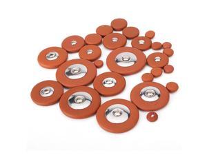Orange Bb Saxophone Replacement Woodwind Leather Pads Orange Bb Saxophone Replacement Woodwind Leather Pads