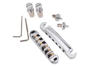 CR Locking Roller Tune-O-Matic TOM Bridge/Tailpiece For Electric Guitar CR Locking Roller Tune-O-Matic TOM Bridge/Tailpiece For Electric Guitar